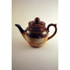 Royal Doulton Lambeth Hunting Ware Tea Pot - Perfect